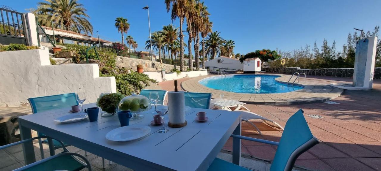 Arguineguin, Two Bedrooms Bungalow, Pool & Wifi Kültér fotó